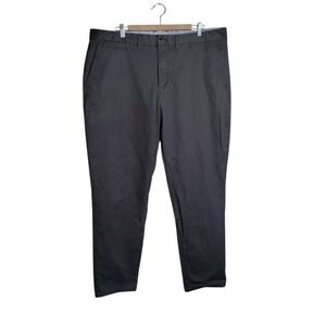 Perk Feel Good Chinos Mens 42x32 Slim Fit Stretch Cotton Twill Pants  Gray